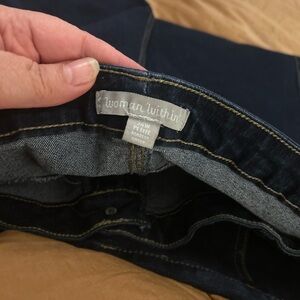 Woman Within Navy Flare Jeans